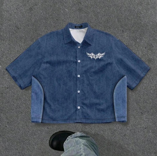 Oversized Gothic Y2k shirt