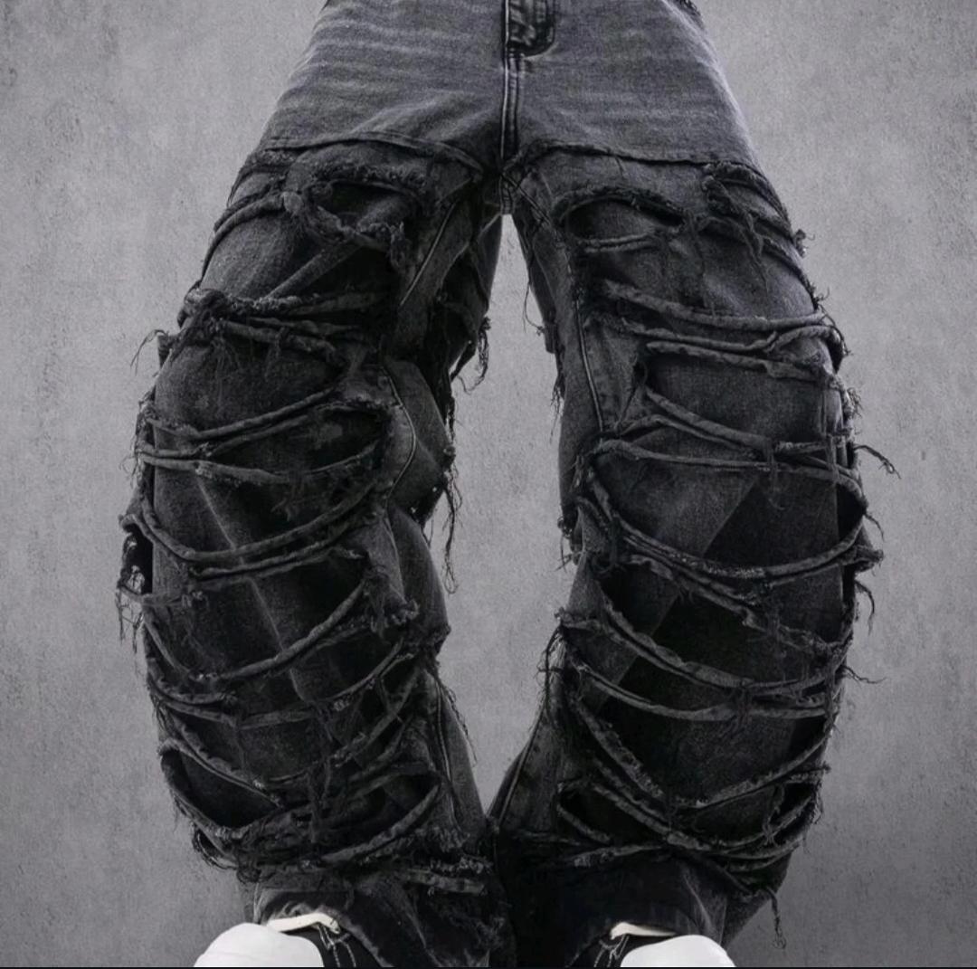 Dstressed denim jeans