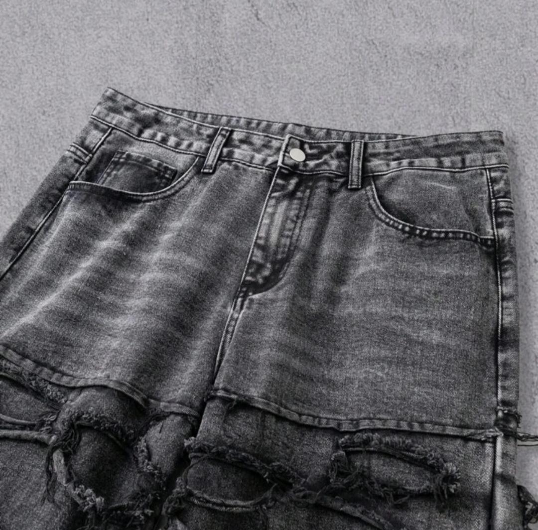 Dstressed denim jeans