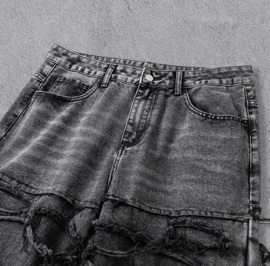 Dstressed denim jeans