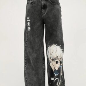 Jujutsu Kiasen Satoru Gojo Baggy Jeans Pants
