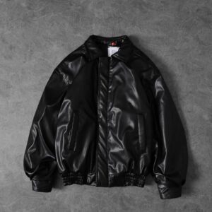 Unisex Premium Oversize Vintage Bomber Leather Jacket
