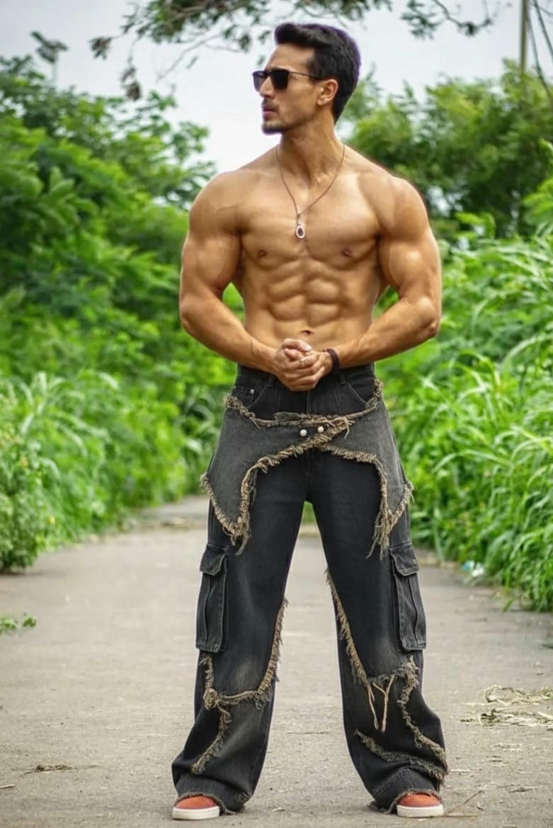 Big Star Cargo Pocket Street Style Washed Jeans - Image 2