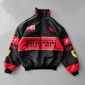 Racing Retro Y2K Bomber Seasonal Unisex Parachute Jacket